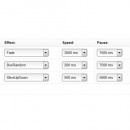 Slideshow with effects, animation speed and pause time (vQmod)